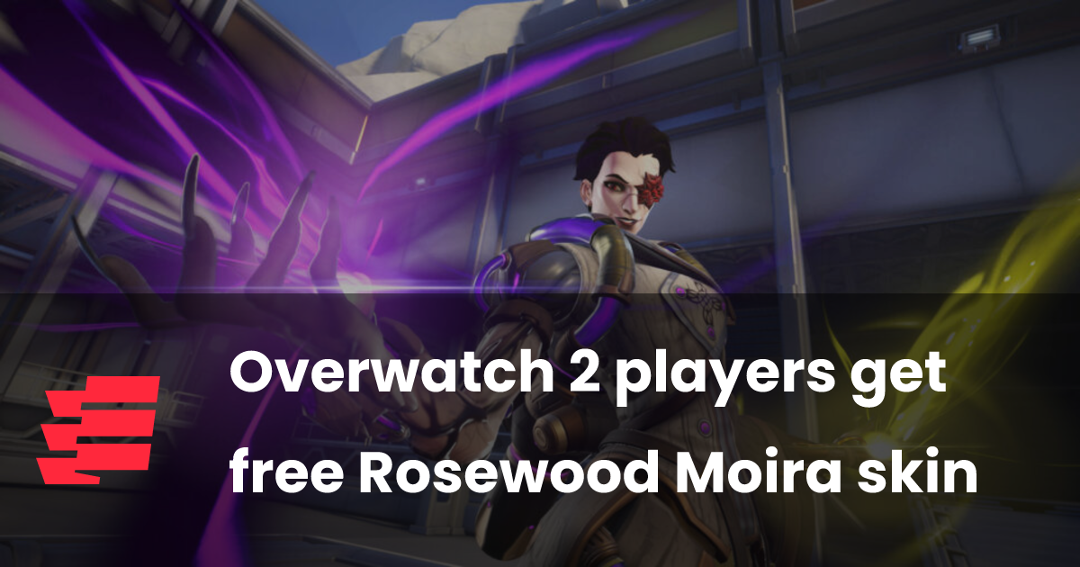 Overwatch 2 players get free Rosewood Moira skin