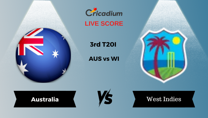West Indies tour of Australia 2024 3rd T20I AUS vs WI Live Cricket Score ball by ball commentary