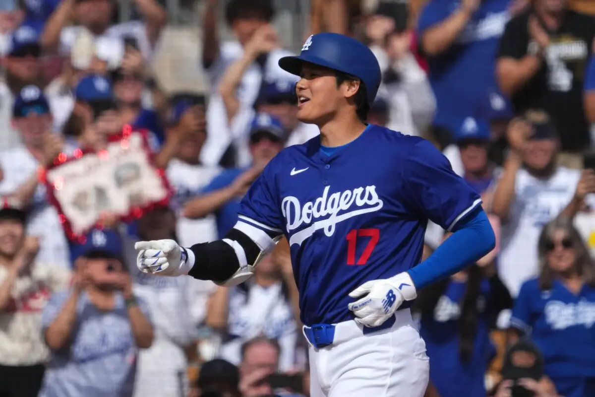 Dodgers Notes: Shohei Ohtani Homers in Debut, Reacts to First Game, Could He Play Outfield in 2024?